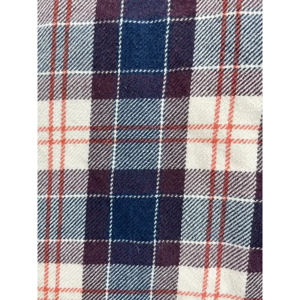 Levis‎ Shirt Mens Medium Plaid Flannel Cotton Long Sleeve Slim Fit Button Up